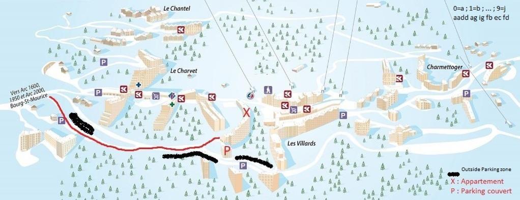 Les Arcs 1800, Nova 2, 6 Pers, Parking Couvert Gratuit Exterior photo
